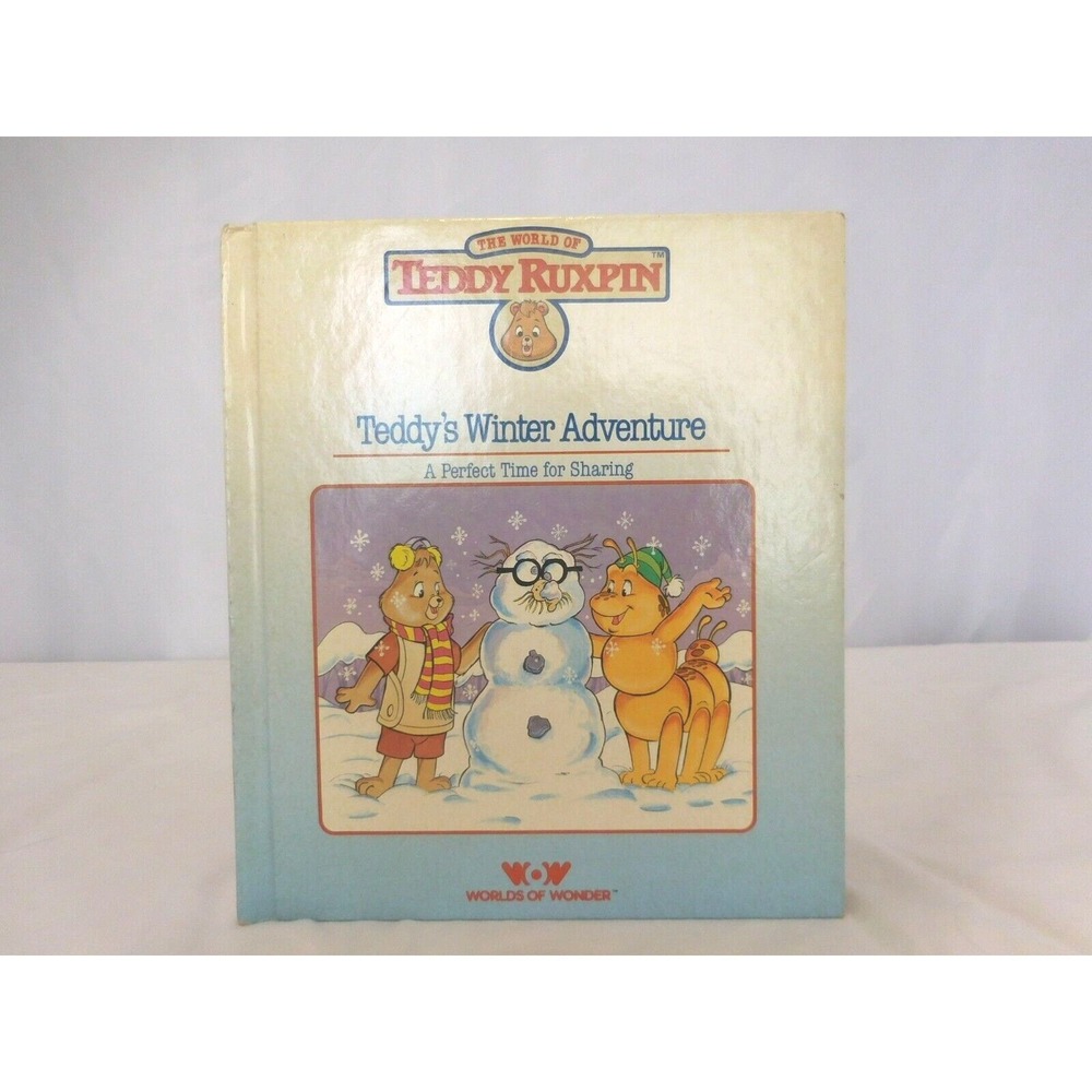 Teddy Ruxpin The Story of  Teddy's Winter Adventure HC Book ONLY‎ Vintage 1985